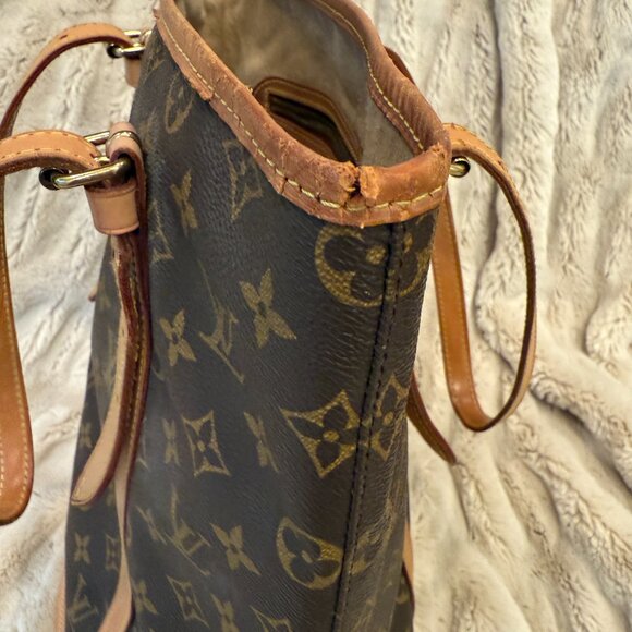 Louis Vuitton Monogram Bucket Bag Tote Shoulder Authentic - Picture 13 of 14